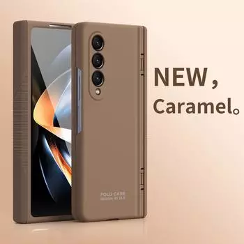 for samsung z fold5 Phone Bag Hinge Folding Case for Samsung Galaxy Z Fold 5 Fold5 5G Glass Film Full Body Protective Capa for Samsung Z Fold 5