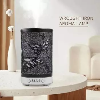 For Scent Diffuser Timing Ultrasonic Air Humidifier Hollow Smart Appliances with LED Night Lights US