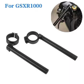 For SUZUKI GSX-R1000 GSXR1000 GSX R 1000 2017-2025 49mm Motorcycle Fork Tube Clip-On Handlebars Clip Ons Handle Bar Grips чёрный