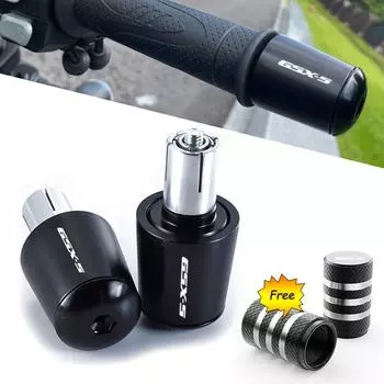 For SUZUKI GSX-S750 GSX-S1000 GSXS750 GSXS1000 GSXS GSX-S 750 1000 2025 CNC Motorcycle Handlebar Grips Bar End Plugs Accessories чёрный