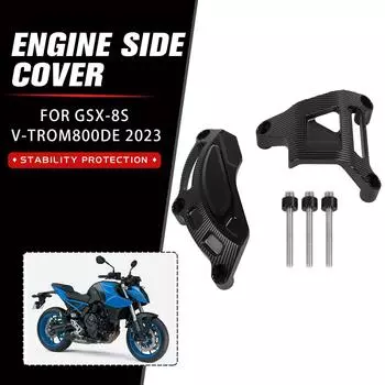 For Suzuki V Strom 800de VStrom 800 DE GSX-8S GSX8S GSX 8S Engine Stator Cover Guard Frame Sliders Crash Falling Protection чёрный