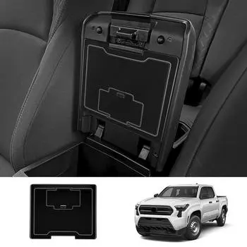 For Tacoma 2024 Center Console Hidden Organizer Multipurpose And Interior Secret Close Compartment Car Press Accessories To V5H5 чёрный