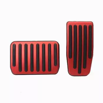 For Tesla Model 3 Model Y 2017-22 Accessories Aluminum alloy Foot Pedal Accelerator Gas Fuel Brake Pedal Pedal Cover Car Styling чёрный