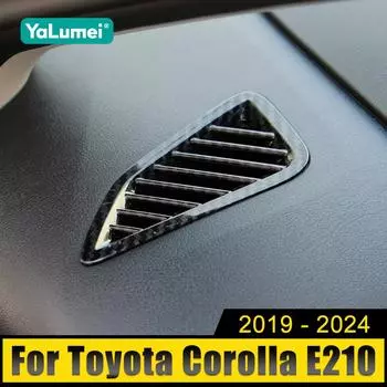 Для Toyota Corolla E210 2019 2024 2024 2024 2024 2024 Гибридный автомобиль ABS приборная панель воздухозаборник рамка отделка кольцо рамка крышка наклейки серебряный