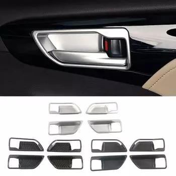 Для Toyota Highlander XU70 2024 Аксессуары для салона автомобиля Молдинги Внутренняя дверная ручка Чаша Крышка Рамка Отделка Ремонт Защита от царапин