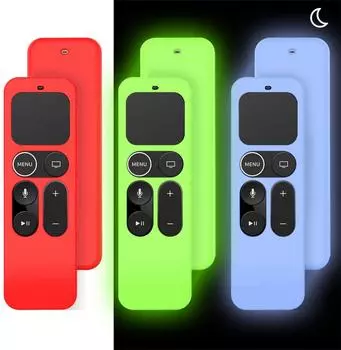 Для телевизора 4K 4th/5th TV Stick Remote силиконовый чехол защитный чехол кожа зелёный