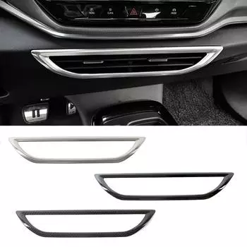 Для Volkswagen VW ID.4 ID4 2024 2024 2024 Ремонт салона автомобиля Центральная консоль Воздухозаборник кондиционера Вентиляционная рама Кольцо Наклейка Отделка