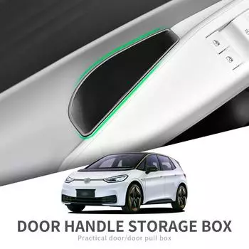 for VW ID.3 ID3 ID 3 Door Handle Storage Box Accessories Car Door Holder Tray Organizer
