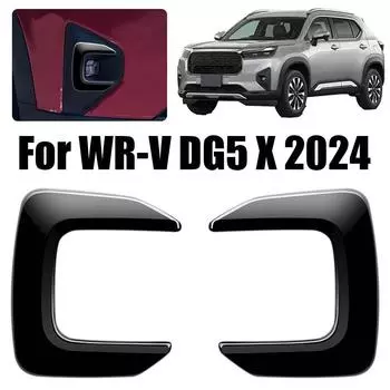 For WR-V DG5 X 2024 Accessories Dress Up Fashionable Parts Front Fog Lamp Garnish Fog Lamp Trim