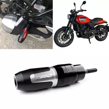 For X350 x350 x 350 2023 2024 CNC Accessories Frame Slider Fall Under Exhaust Slider Pad Engine Slider (Titanium)