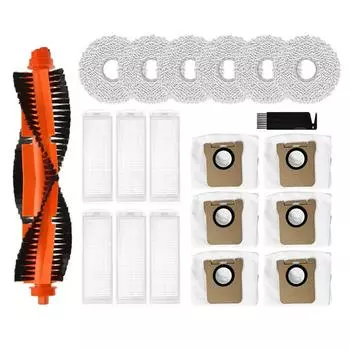 For Xiaomi Mijia M30 Pro / C107 Robot Vacuum Cleaner Main Brush Mop Cloth Rag Heap Filter Dust Bag Replacement Spare Parts