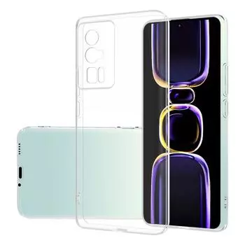 For Xiaomi Redmi K60 Pro K60E 5G Slim Crystal Clear Transparent Soft TPU Back Case Protection Skin Camera Protect Cover For Redmi K60 чистый