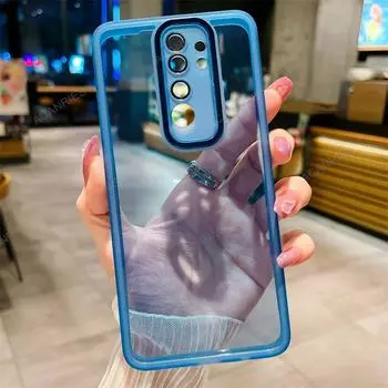 Для Xiaomi Redmi Note 8 Pro 9 10 4G 5G 10s 9s прозрачный однотонный силиконовый мягкий чехол для камеры Note8 Note9 Note10 8pro Cover Redmi Note 8 чёрный