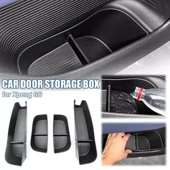 For Xpeng G6 Door Storage Box Side Water Cup Storage Box Anti Slip Waterproof Storage Box Specially Modified Interior