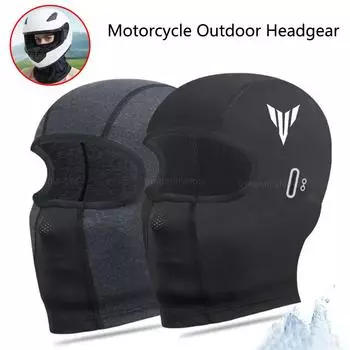 For YAMAHA MT01 MT09 MT07 MT10 MT03 MT 09 07 03 10 Thermal Winter Balaclava Cycling Full Face Mask Warm Outdoor Sports Motor чёрный