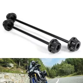 For Yamaha MT-07 FZ07 XSR700 Front & Rear Wheel Fork Axle Slider Crash Guard Set