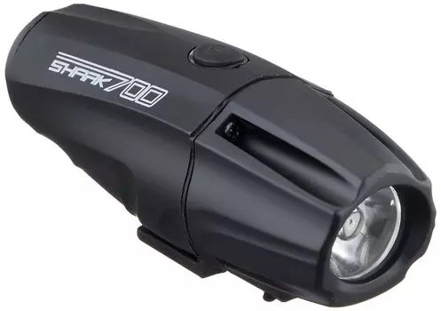 FORCE Bicycle Headlight SHARK 700 Lumens USB Rechargeable Black 80107