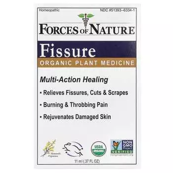 Forces of Nature, Fissure, органическая растительная медицина, 0,37 унции (11 мл)
