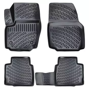 Ford Mondeo (2007-2014) High-Quality and Durable Rubber Car Floor Mats - Odorless, Non-Slip, Long-Lasting