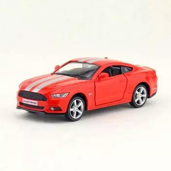 Ford Mustang Литая модель автомобиля Украшение Домашний декор Для детей и Коллекционера для витрины Red Display Box