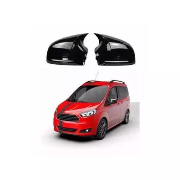 Ford Transit Courier Batman Bat Mirror Cover Piano Black 2018 и новее