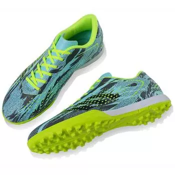 Foreign trade football shoes men s high top AG long nails lawn TF broken nails youth students adult game training sports shoes 30
