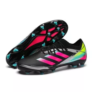 Foreign trade football shoes men s high top AG long nails lawn TF broken nails youth students adult game training sports shoes 35