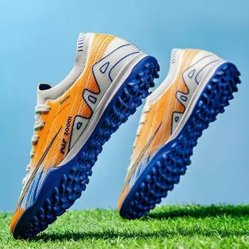 Foreign trade football shoes spikes men s new children s training shoes primary school youth trend sneakers adult sports shoes 35