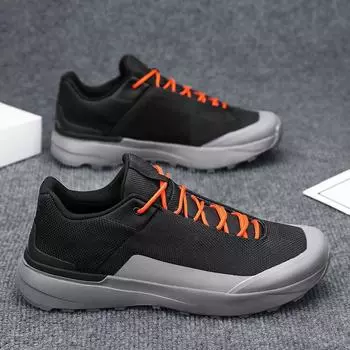 Foreign trade high-end men s shoes outdoor lightweight hiking shoes trend versatile fashion men s shoes non-slip tide shoes 39 серый