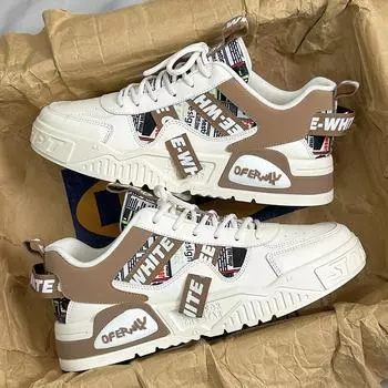Foreign trade men s shoes autumn 2024 new trend sports leisure versatile board shoes breathable increase white shoes explosion 39