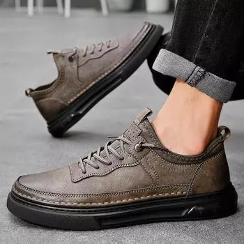 Foreign trade new fashion casual trendy shoes four seasons low-top one-pedal lazy shoes cover feet outdoor tooling shoes men 38