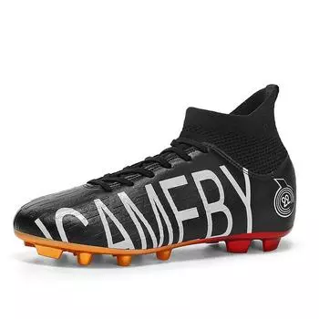 Foreign trade new youth long nails TF broken nails men s and women s football shoes gold-plated large size football shoes 31-48 31