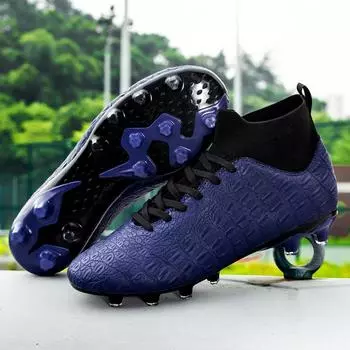 Foreign trade spot football shoes high-top students spikes youth professional game training football shoes 33