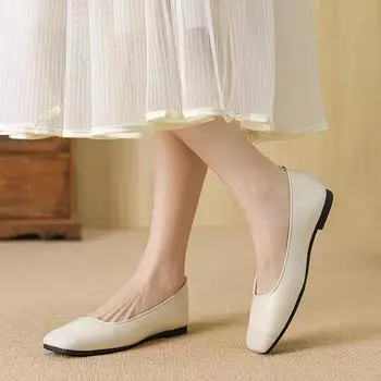Foreign Trade W788-2 Huiliya French Low Heel Mary Jane Evening Single Shoes Women s New Flat Women s Shoes 35 чёрный