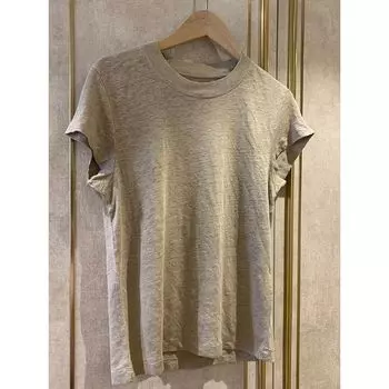 Foreign Trade Women s Clothing This Year Popular Hot-Selling Product Foreign Trade European Goods Lightweight Short Sleeve Mask T-shirt for Women Khaki gray M