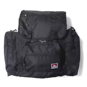 Forest Large School BLACK Large [Ben Davis] Рюкзак, Детский рюкзак, Сумка, Вместимость, Расширяемый, Увеличенный, Походный, Кемпинг, BDW-8415 Мальчики, чёрный