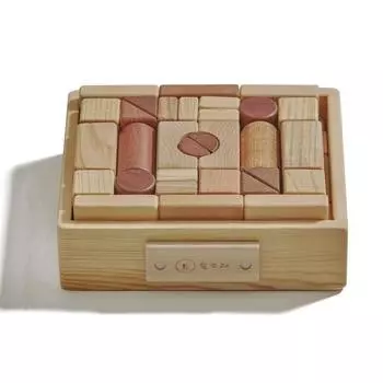 Forest Sound Block-Natural Block 66P Корейские детские игрушки