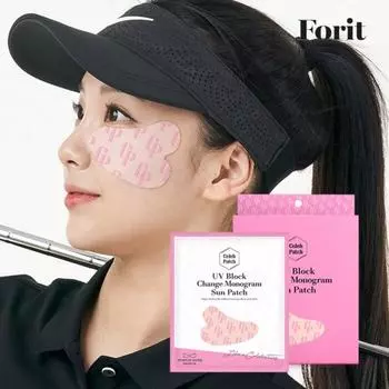 Forit Celeb Monogram UV Protection Sun Patch Golf Patch 5pcs x 2, single item