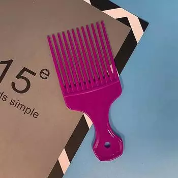 Fork comb Comb Afro Curly Plastic 15.8*6.8cm