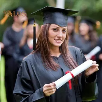 Форма бакалавра 2025 года, золотистые висячие уши с шипами на шляпе, унисекс, выпускной, фотография, выступление, формальный бакалавр S королевский синий