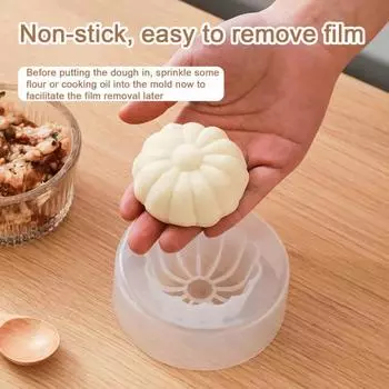 Форма Baozi, легко извлекаемая из формы, антипригарная форма с гладкими краями, форма для изготовления булочек с начинкой, приготовленных на пару, товары для дома прозрачный