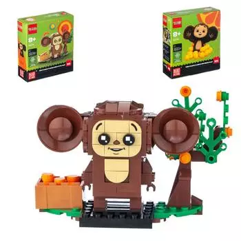 Форма «Царь Чебулашка», русская ушастая обезьянка, игрушка, коллекционный блок, детский подарок 8+(163 шт.)