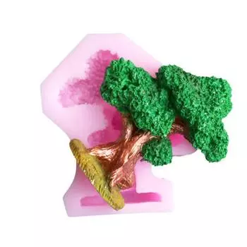 Форма дерева силиконовая форма для шоколадного торта с антипригарным покрытием DIY инструмент для декора выпечки помадкой