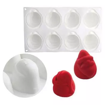 Форма для десерта, пищевая классификация, не содержащая бисфенола А, антипригарная термостойкая форма для рождественской елки, мусс, шоколадная форма для выпечки