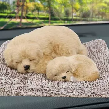 Форма для дисплея, мультяшный дизайн, спящая собака, кукла для очистки воздуха, имитация чучела, модель животного A