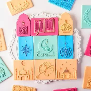 Форма для формовки печенья Eid, форма для выпечки торта, инструменты для украшения торта «сделай сам»