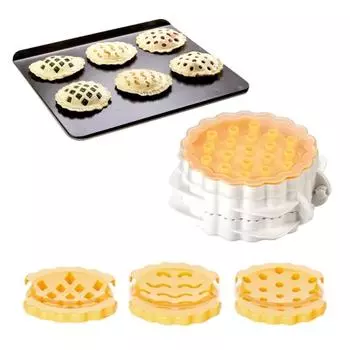 Форма для фруктового пирога, легко извлекаемая из формы, многоразовая форма для выпечки, многофункциональная форма для пирогов, легко моется, необходима для выпечки на домашней кухне, в ресторане, пекарне белый