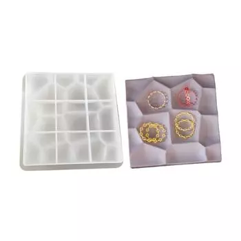 Форма для гипсового лотка, форма для куба воды, силиконовые формы для литья из смолы, бетона, цементной глины, формы для поделок