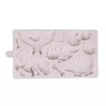 Форма для Хэллоуина, летучая мышь, динозавр, силиконовые формы из смолы, украшение для шоколадного торта, инструмент для выпечки для кухни, форма для мультяшного печенья