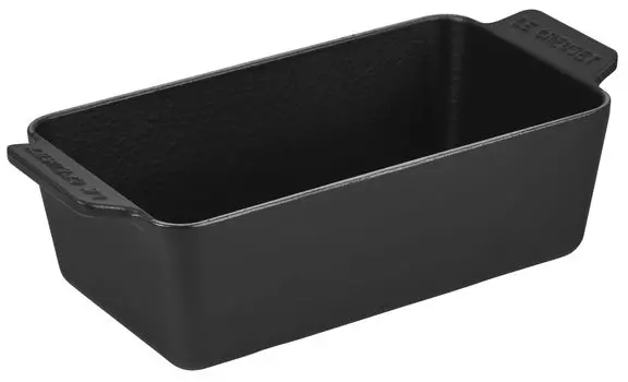 Форма для хлеба Le Creuset, 23 см, матовая черная, форма для кекса, хлеба, террина, литая эмалированная кастрюля, совместимая с газовой духовкой IH, японская [Авторизованный продукт]